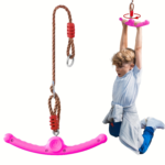 360-Degree Rotating Whirlwind Swing for Arm Fitness & Gyms - The pink