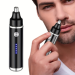 Rechargeable Nose & Ear Hair Trimmer – Eyebrow & Facial Hair Groomer