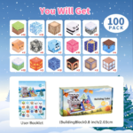 100-Piece Magnetic Building Blocks Set for Kids
