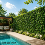 5-Panel Artificial Greenery Wall 60&quote;x40&quote; – Privacy Fence Screen