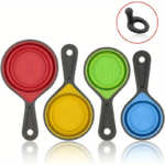 8-Piece Collapsible Silicone Measuring Cups & Spoons Set