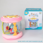 Light-Up Musical Animal Projector Toy for Toddlers 12M+ - pink