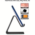 Aluminum Desk Phone Stand – Adjustable Holder for iPhone & Samsung