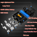 BOGO 2-Pack 5-LED Rechargeable Headlamp – Bright Camping & Work Light