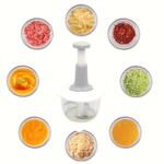 Manual Food Processor & Stainless Steel Vegetable Chopper