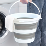2.6 Gallon Foldable Bucket – Collapsible Water Bucket for Car Wash & Travel