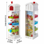 Farm Egg Drop Activity Cube & Sensory Toy for Fine Motor Skills - White