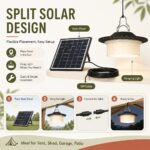 244 LED 360° Solar Hanging Light – Outdoor Shed & Gazebo Lamp