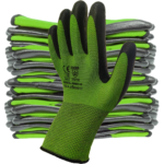 Ergonomic Gardening & Work Gloves for Men & Women – Multi-Color - Green