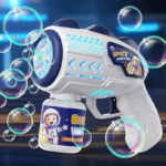Automatic Space Light-Up Bubble Gun – Electric Kids Bubble Machine