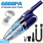 6000Pa Portable Mini Vacuum Cleaner for Home & Car