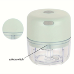 Electric Mini Garlic Mincer & Portable Food Processor USB, 250ml