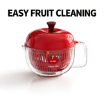 Rotating Double-Layer Vegetable Spinner & Washing Basin Set