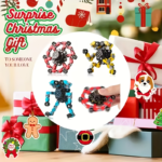 12-Pack Transforming Fidget Spinners – DIY Robot Toys for Kids