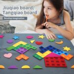 Large Felt Geometric Toy Set 41&quote; x 29.5&quote; – DIY Craft Kit