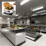 304 Stainless Steel Tempura Deep Fryer Pot with Thermometer