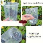 Clear Hydroponic Seed Net Pots 15 Pack – Breathable Plant Cups