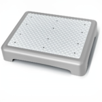 Portable Non-Slip Step Stool Assist for Seniors Heavy Duty - White Grey