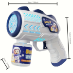 Automatic Space Light-Up Bubble Gun – Electric Kids Bubble Machine