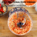 Manual Pull-String Garlic Press & Mini Vegetable Chopper