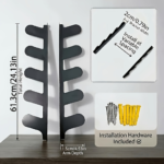 Broom & Garden Tool Holder Wall Mount – Heavy-Duty Storage Hanger
