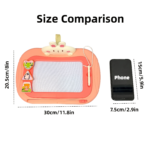 Cartoon Magnetic Drawing Board – Colorful Erasable Doodle Pad