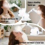 Nano Ionic Facial Steamer for Face Spa & Deep Cleansing