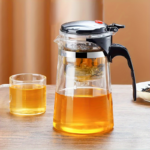 25 oz Glass Press Teapot with One-Touch Tea Separator