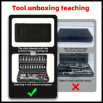 Mechanics Tool Set with Ratchet & Socket Wrench Set 1/2, 3/8, 1/4 Drive