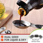 8-Piece Magnetic Stainless Steel Measuring Spoons Set