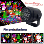 LED Christmas & Halloween Projection Party Light – Indoor/Outdoor Stage Lamp
