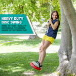 Octagonal Petal Disc Swing with Heavy-Duty Rope for Kids