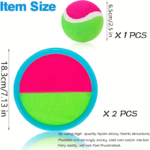 Toss and Catch Ball Game Set with 2 Paddles & 1 Ball