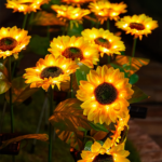 Solar Sunflower Garden Lights 2/4-Pack – IP65 Outdoor Decor