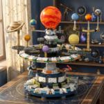 Solar System Planetarium Mini Building Block Set & Orbit Model - Solar System Building Blocks Model