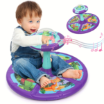 Musical Sit and Spin Toy with LED Lights for Toddlers 18M+