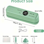 Cordless Automatic Vacuum Sealer Machine with Dry/Wet Modes
