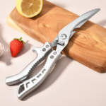Heavy Duty Carbon Steel Kitchen Shears for Poultry & Meat