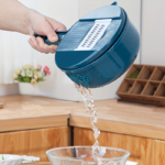12-in-1 Vegetable Chopper Pro & Mandoline Slicer with Container