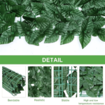 3-Pack Artificial Evergreen Wall Panels – Faux Greenery Privacy Screen