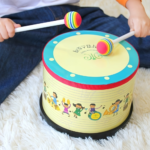 8-Inch Floor Tom Drum with 2 Mallets – Kids Percussion Instrument