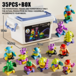 Magnetic Robot Stacking Toys for Kids with Storage Box - 35pcs+box