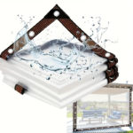 Heavy-Duty Waterproof Tarpaulin – Multi-Size Thickened Tarp - 78.74 x 118.11 inches