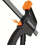 AIRAJ 4-Inch Quick-Release F-Clamps for Woodworking & DIY