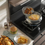 304 Stainless Steel Tempura Deep Fryer Pot with Thermometer