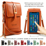 2-Piece Women's Crossbody Phone Bag & Multi-Slot Wallet Set