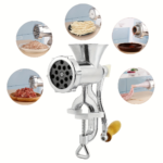 Manual Meat Grinder & Sausage Stuffer Machine for Kitchen