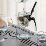 25 oz Glass Press Teapot with One-Touch Tea Separator