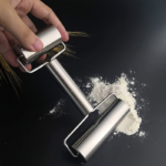 Stainless Steel Double-Head Rolling Pin – Non-Stick T-Bar Dough Roller