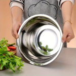 2-Piece Stainless Steel Micro-Pore Colander & Mixing Bowl Set